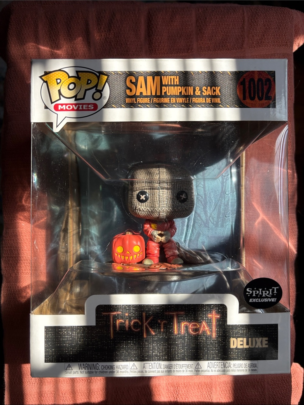 Funko Pop! Sam with Orange Pumpkin and Brown Sack - Trick 'r Treat Deluxe